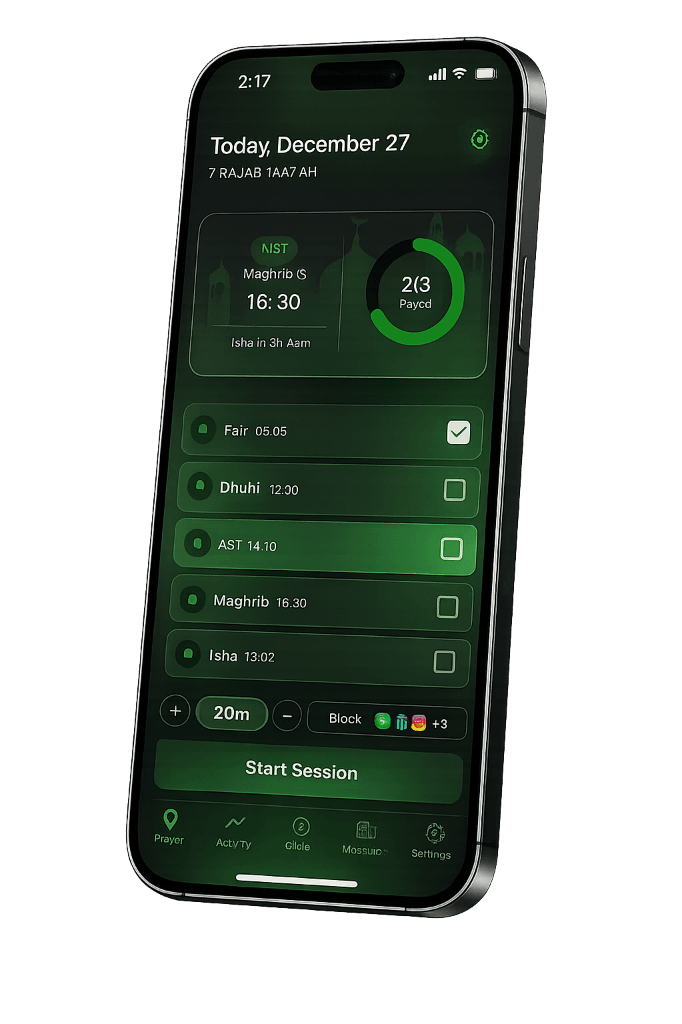DeenShield App Interface